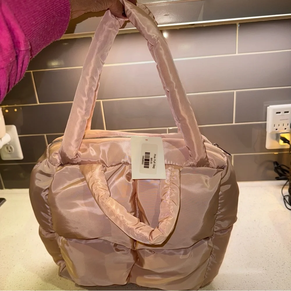 Pink Puff Tote Bag - NWT - Picture 4 of 9